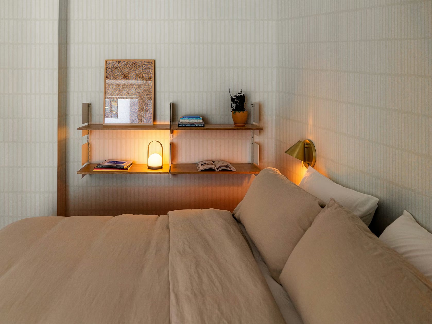 Schumacher x Backdrop Wabi-sabi Wallpaper Roll - Light Beige