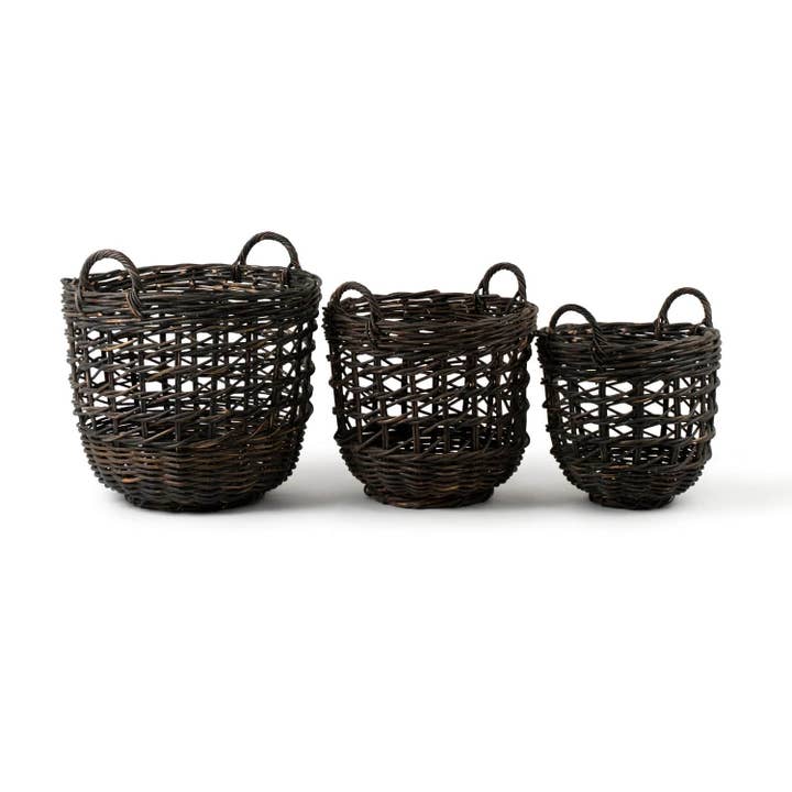 Basket in Natural-Brown by Jeid Studio