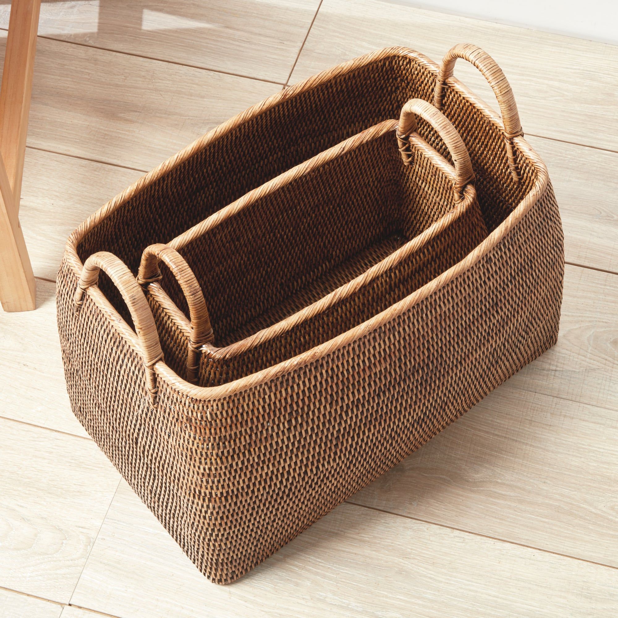 Basket in Natural-Brown by Jeid Studio