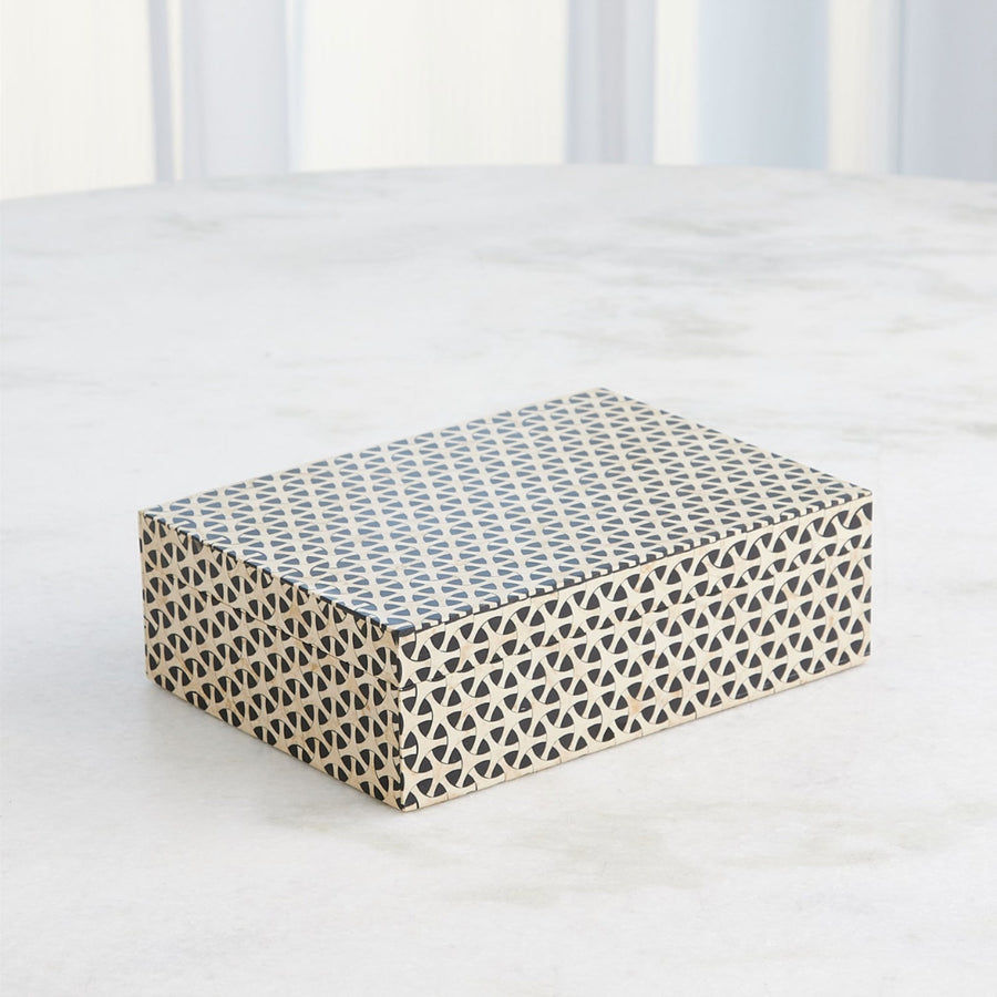 Decorative Box in Natural-Brown and Grey-Black by Jeid Studio