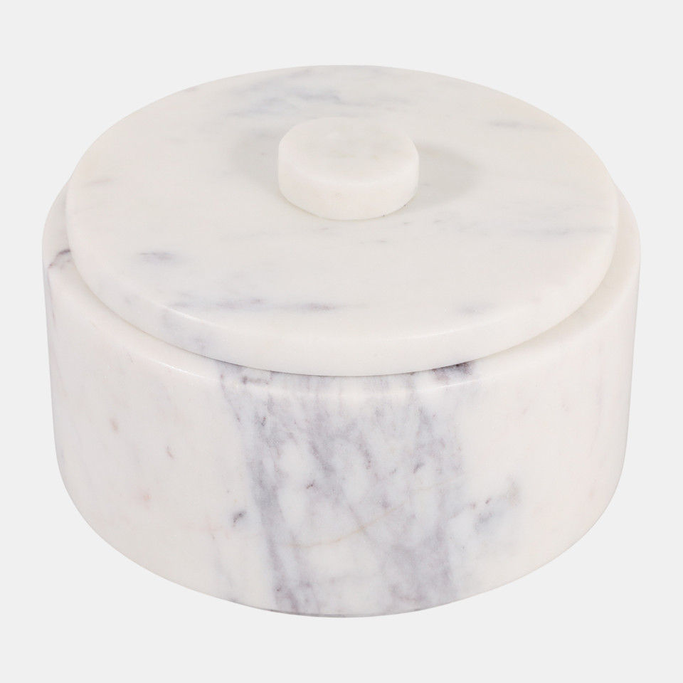 Decorative Box in White-Ivory by Jeid Studio