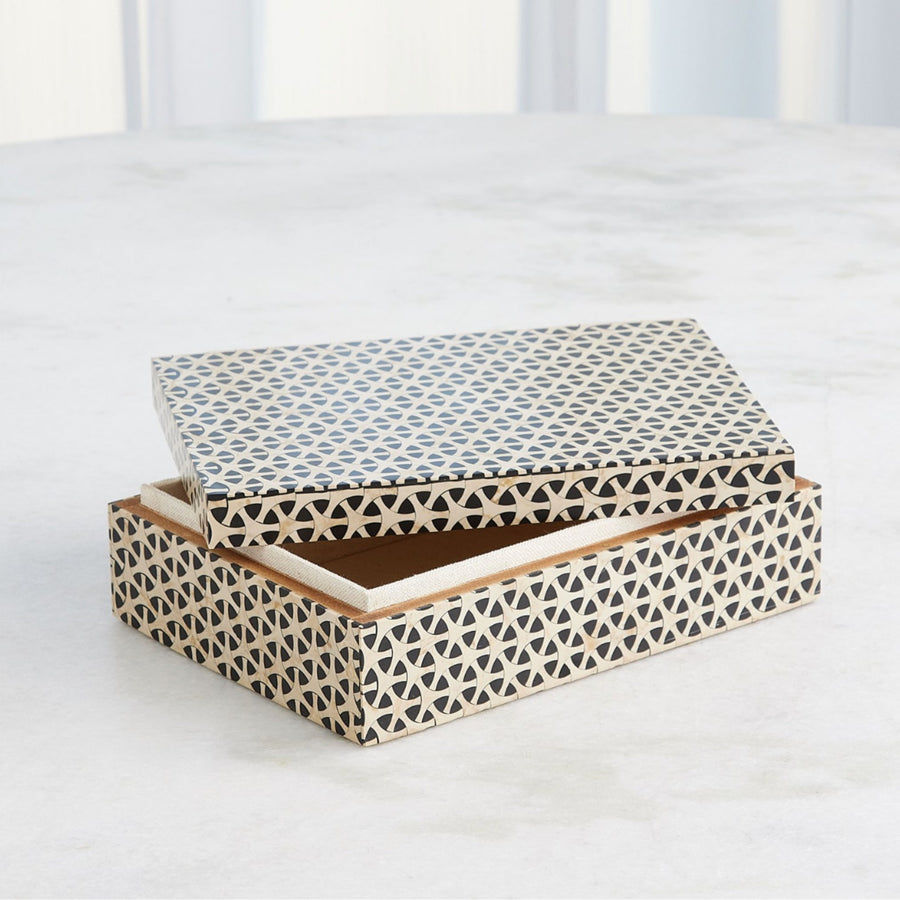 Decorative Box in Natural-Brown and Grey-Black by Jeid Studio