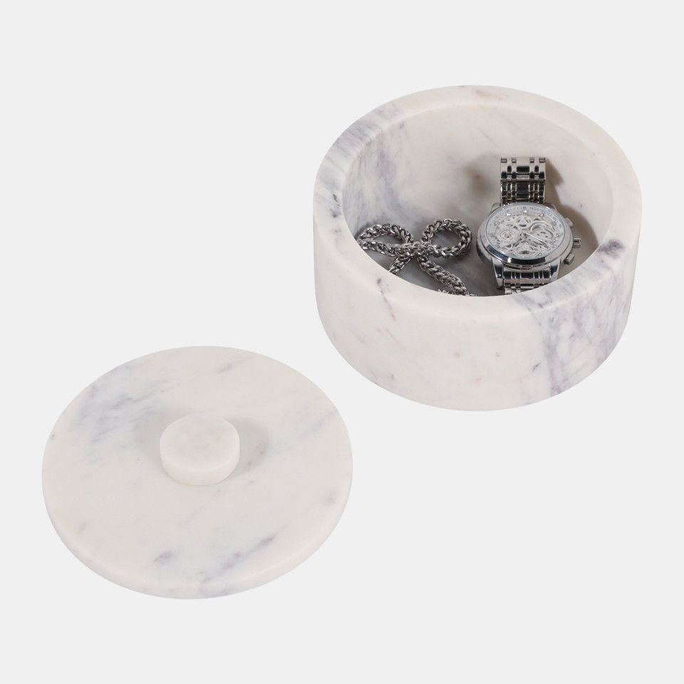 Decorative Box in White-Ivory by Jeid Studio