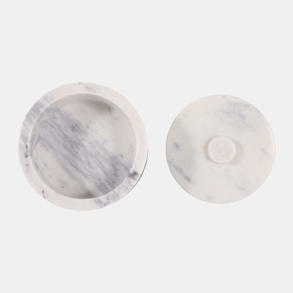 Decorative Box in White-Ivory by Jeid Studio