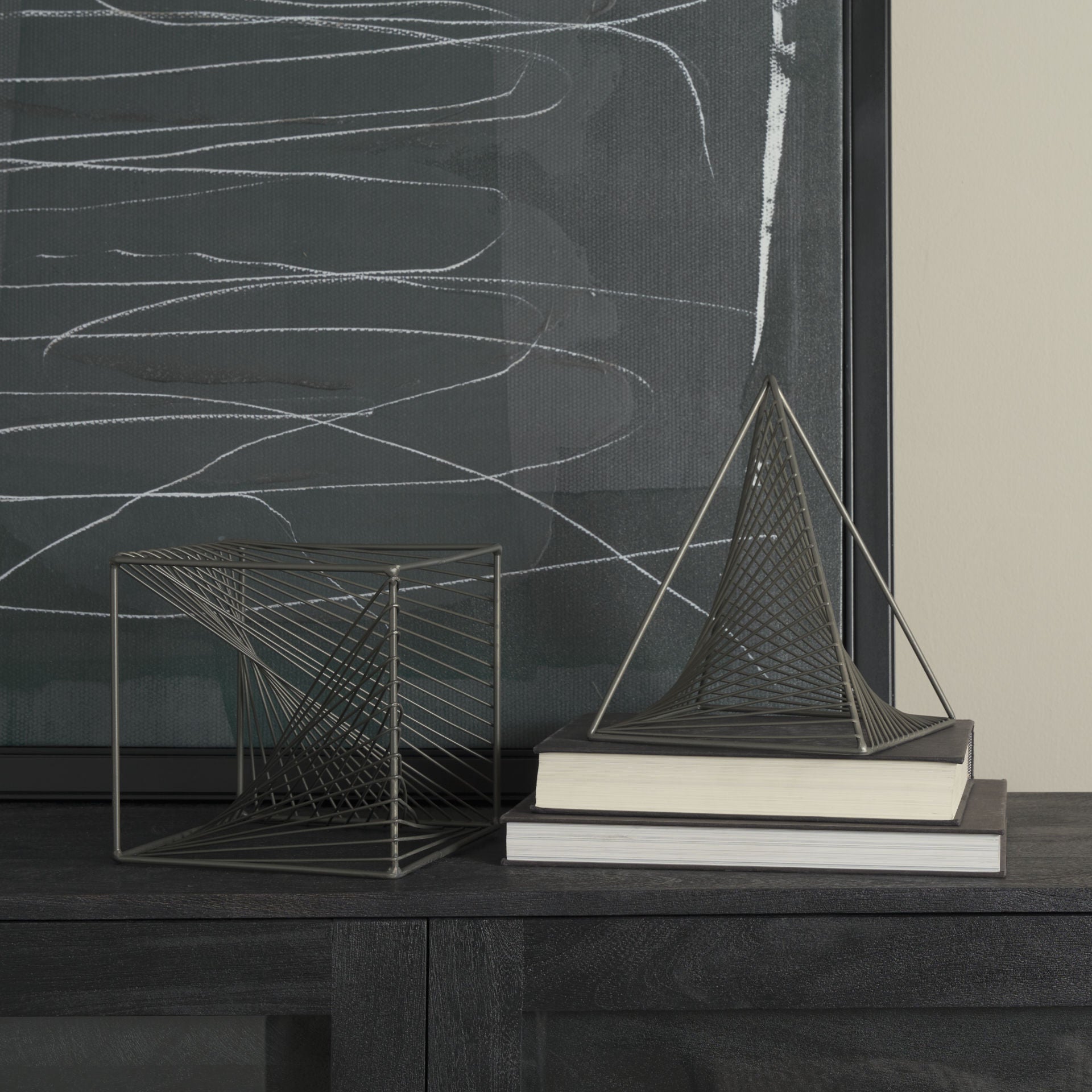 Decorative Object in Grey-Black by Jeid Studio
