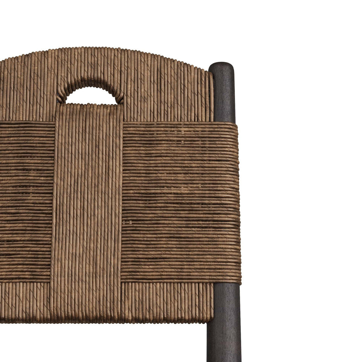 Dining Chair in Natural-Brown and Grey-Black by Jeid Studio