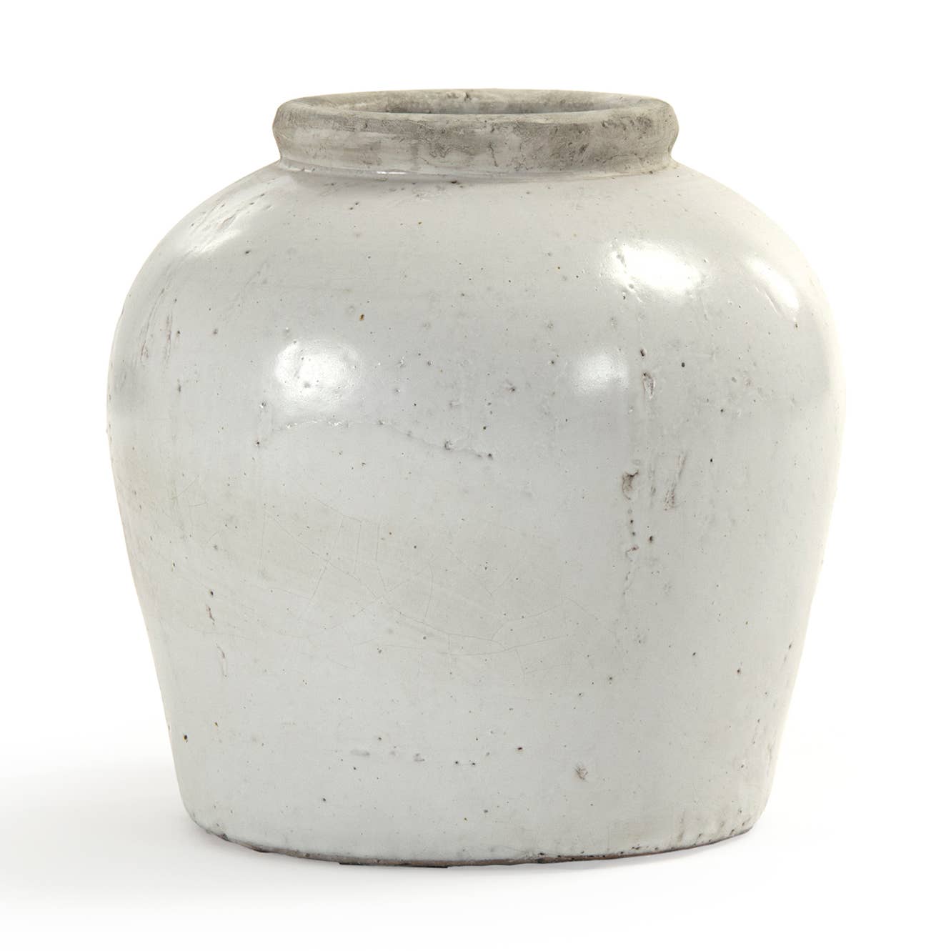 Jar in White-Ivory by Jeid Studio