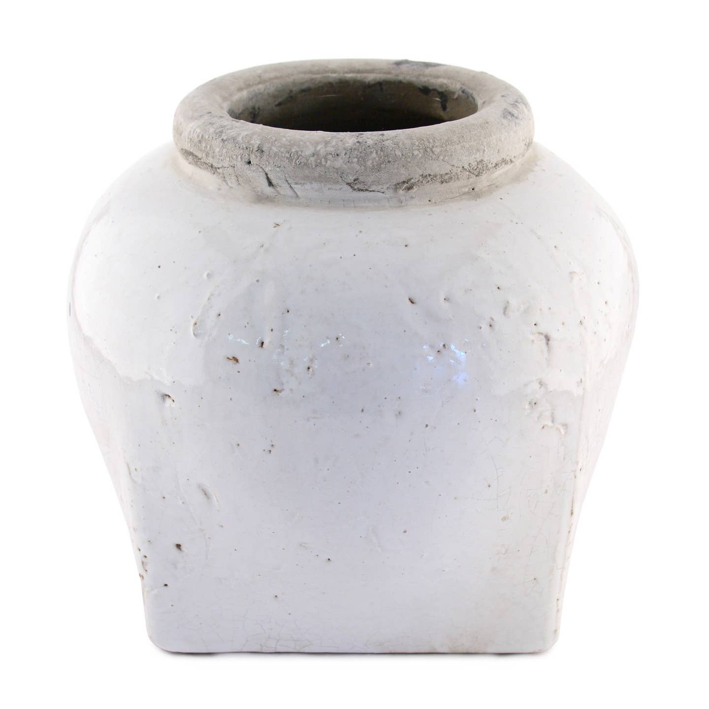 Jar in White-Ivory by Jeid Studio