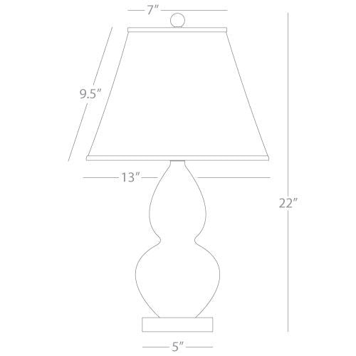 Lamp in Grey-Black by Jeid Studio
