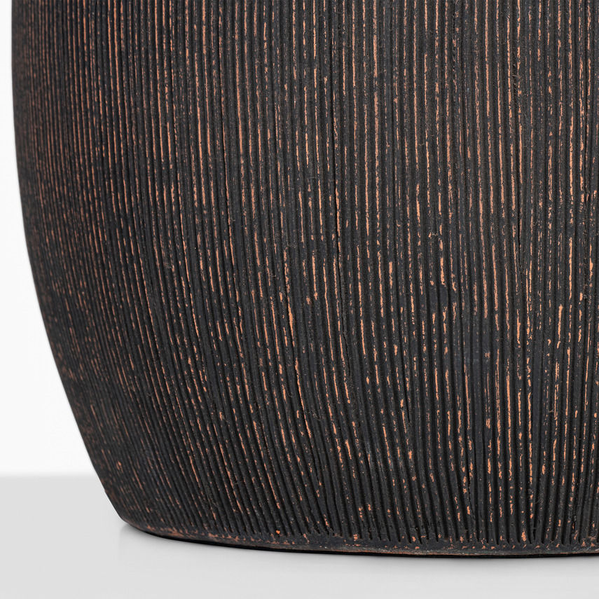 Lamp in Grey-Black by Jeid Studio