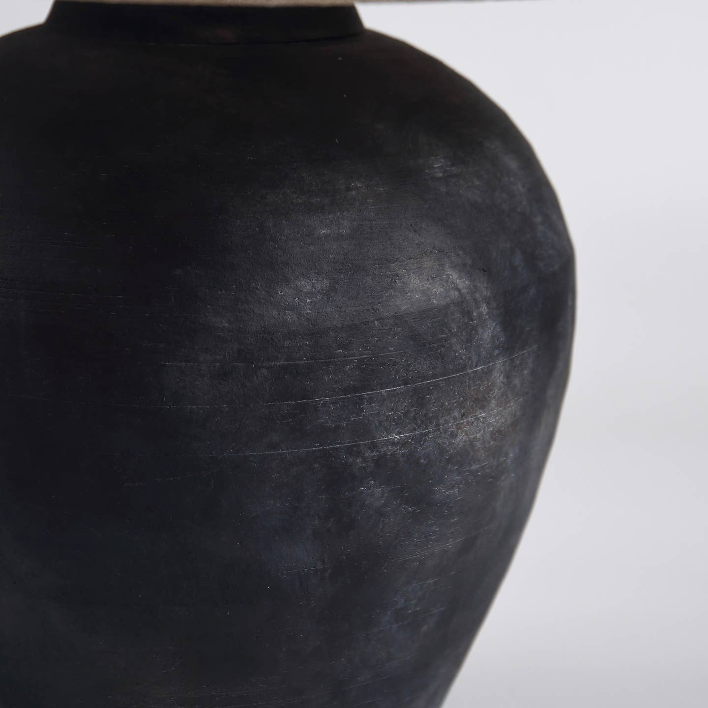Lamp in Grey-Black by Jeid Studio