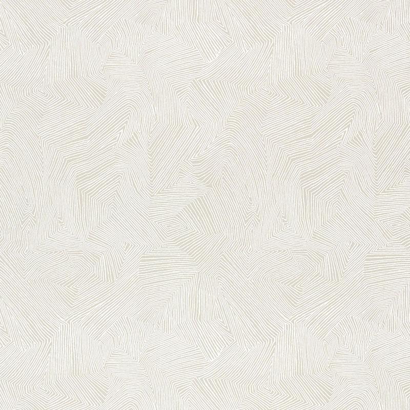 Wallpaper in White-Ivory by Jeid Studio