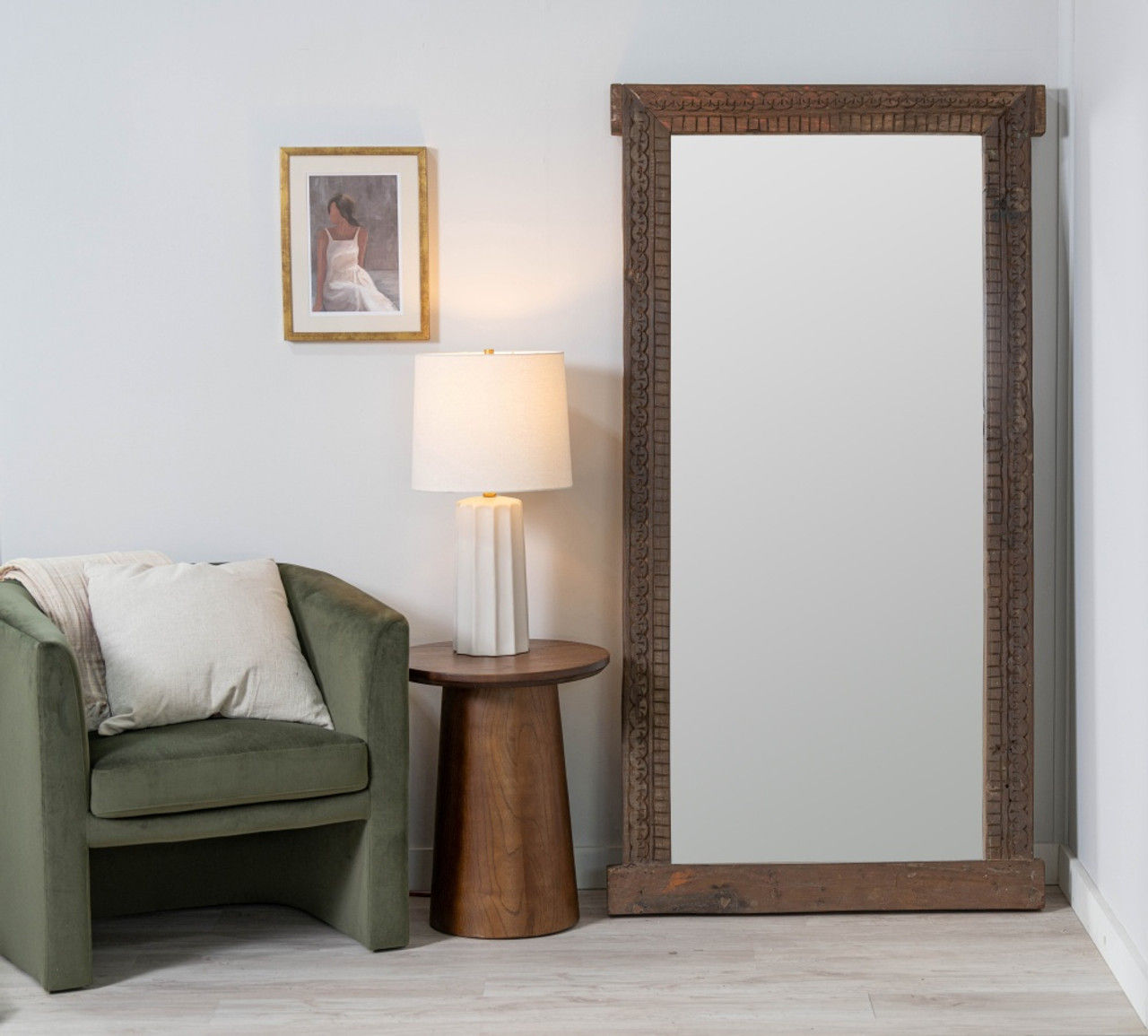 Mirror in Natural-Brown by Jeid Studio
