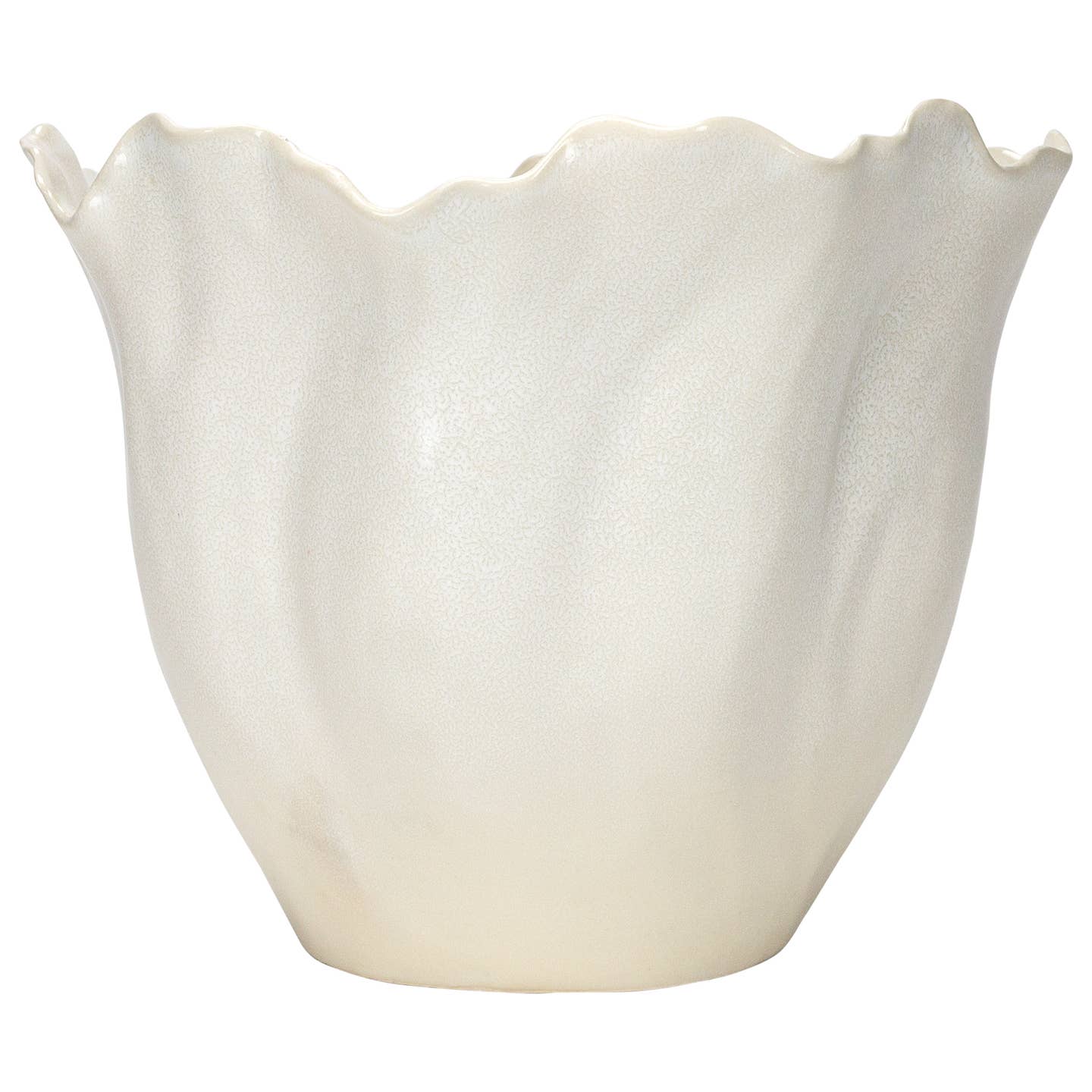 Planter in White-Ivory by Jeid Studio