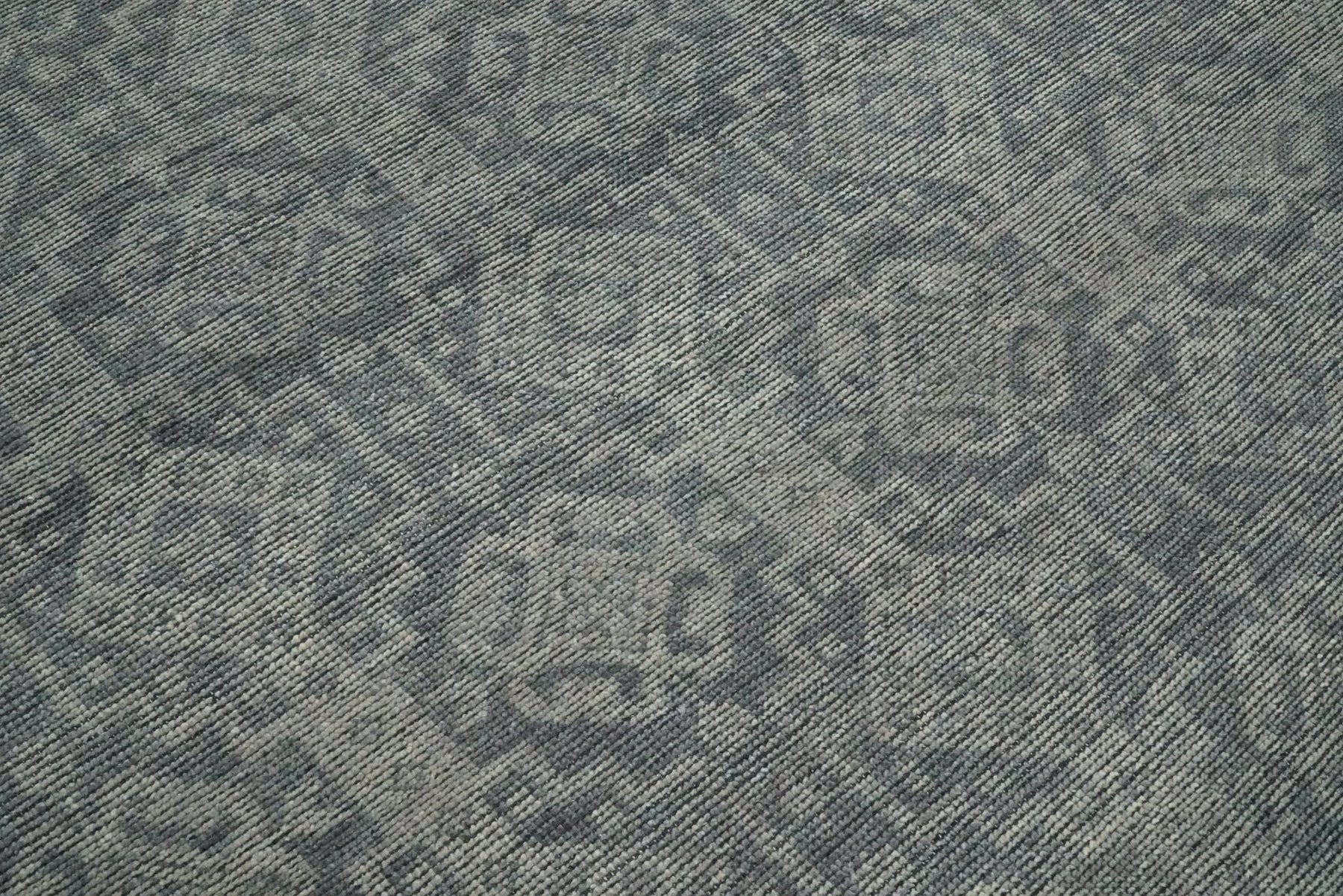 Rug in Grey-Black by Jeid Studio