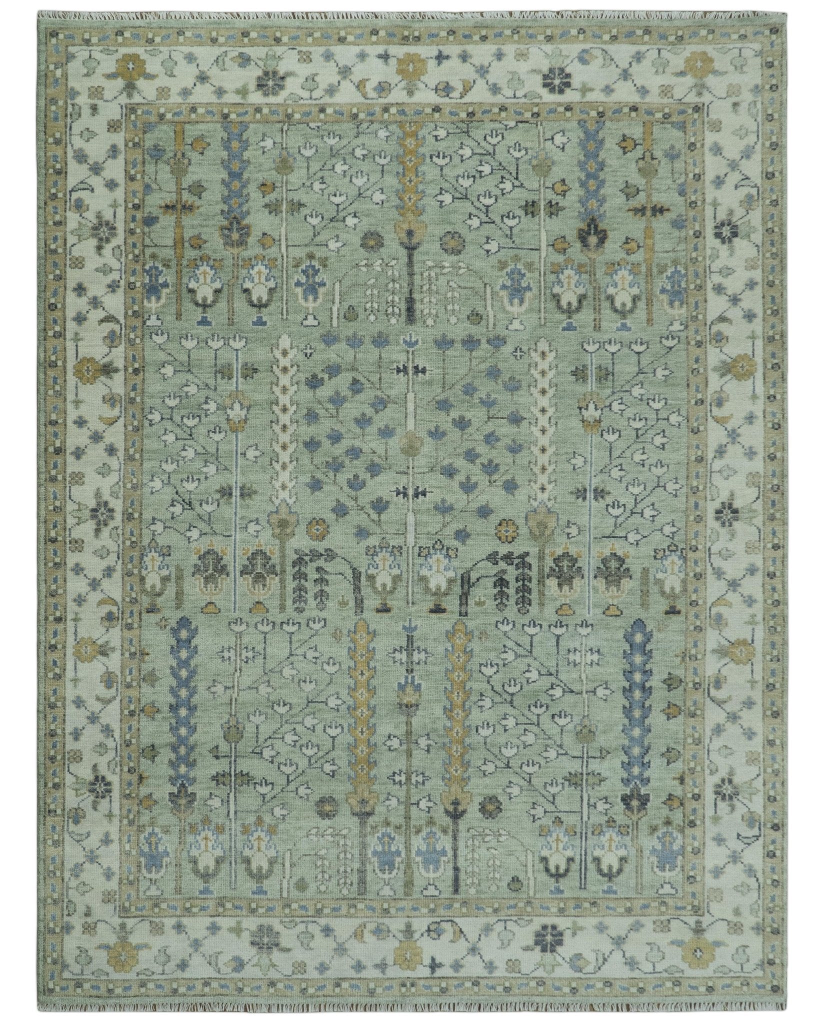 Rug in Green by Jeid Studio