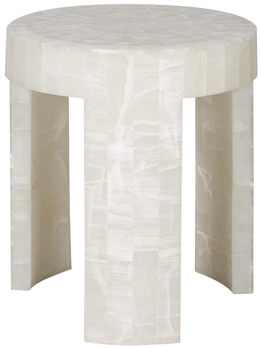 Side Table in White-Ivory by Jeid Studio