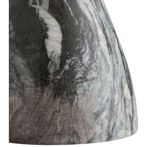Side Table in Grey-Black and Red by Jeid Studio