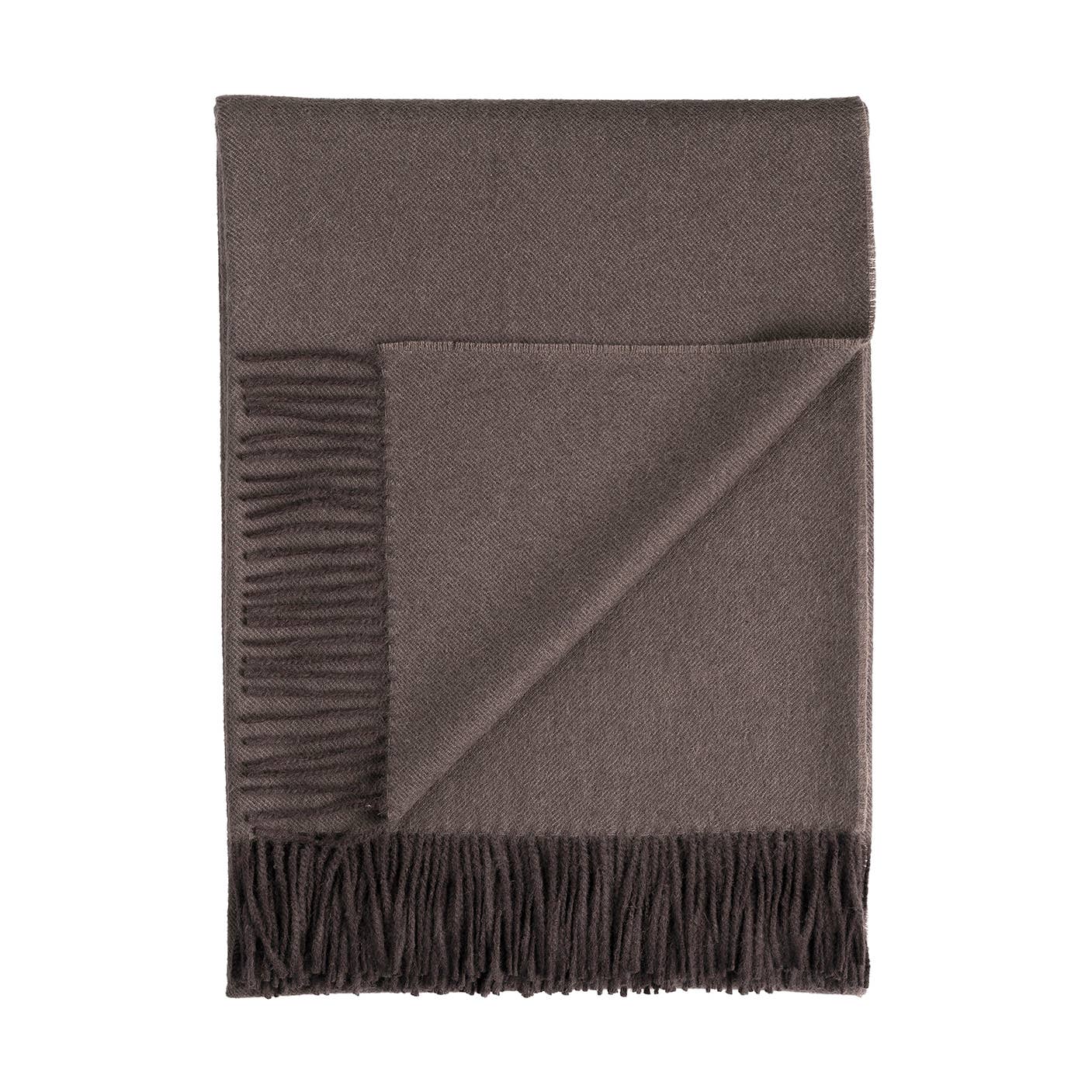 Throw Blanket in Natural-Brown by Jeid Studio