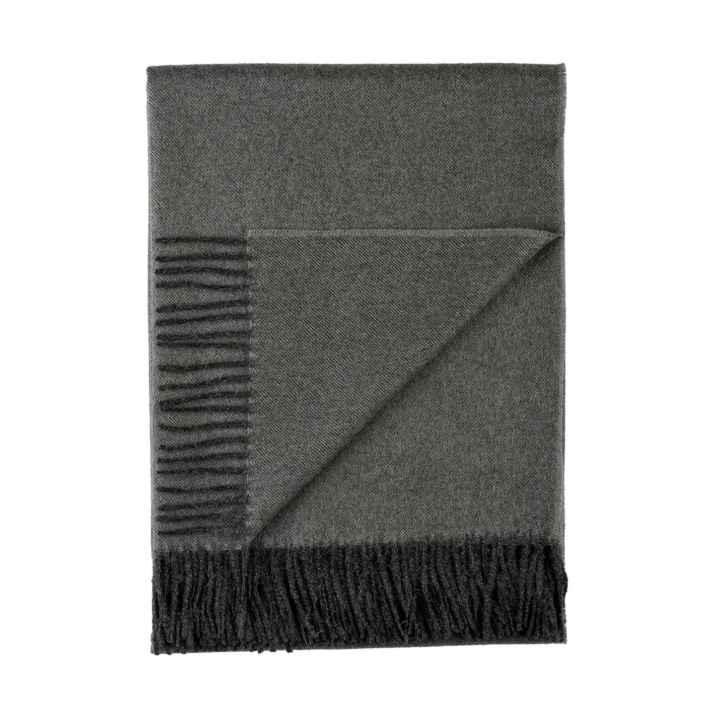 Throw Blanket in Grey-Black by Jeid Studio