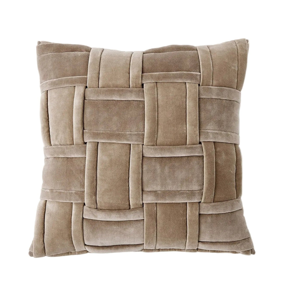 Throw Pillow in Natural-Brown by Jeid Studio