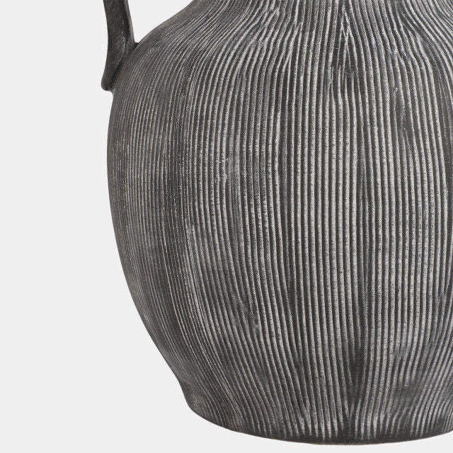 Vase in Grey-Black by Jeid Studio