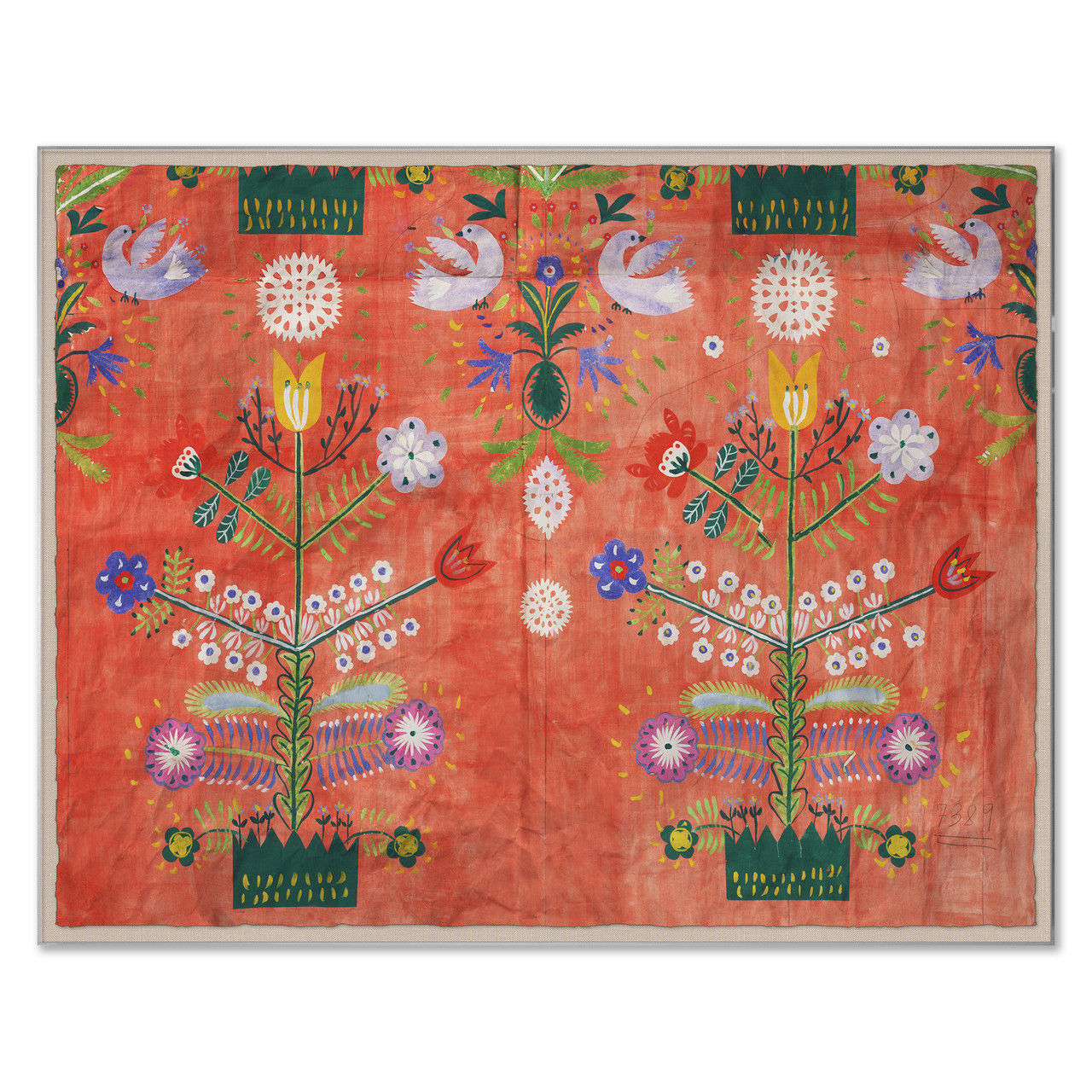 Wall Decor in Red by Jeid Studio