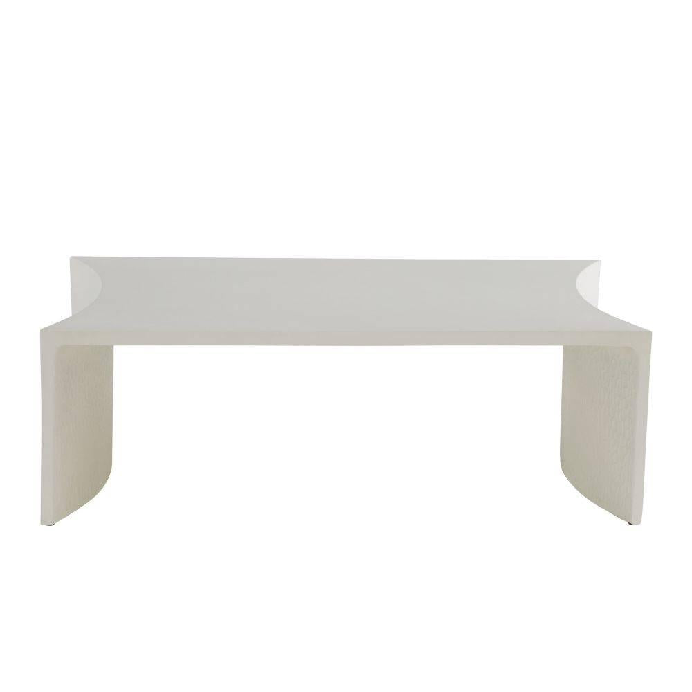 Coffee Table in White-Ivory by Jeid Studio