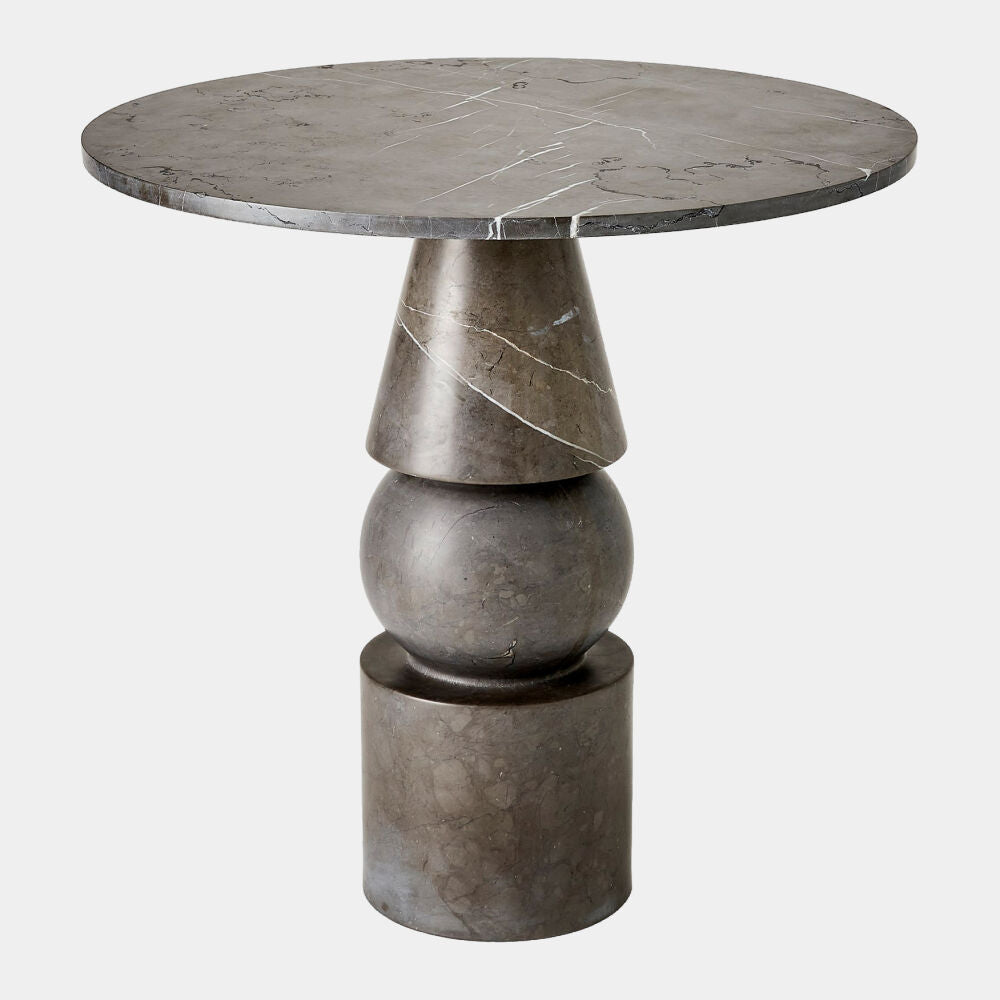 Graffito Marble Accent Table