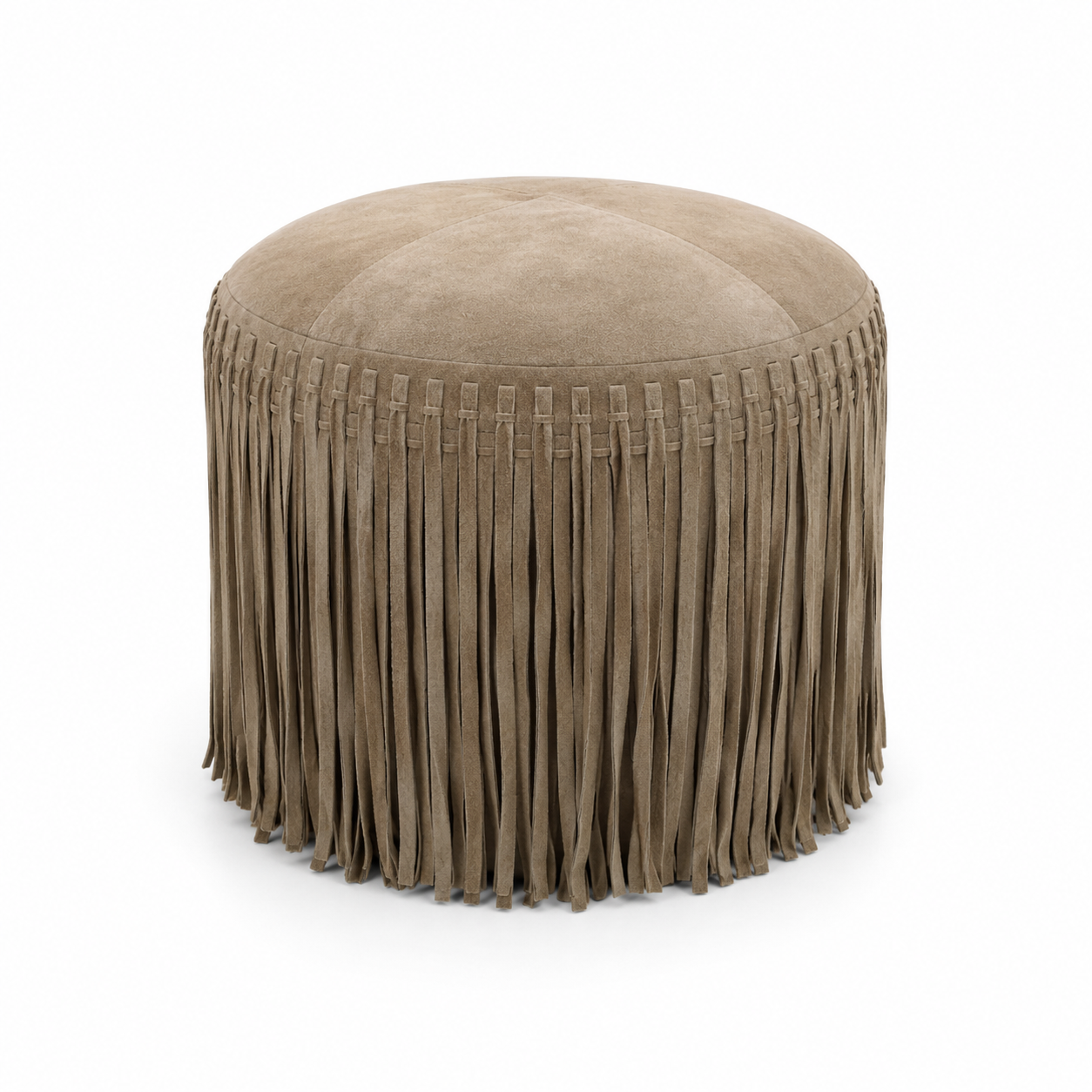 Anna Suede Pouf