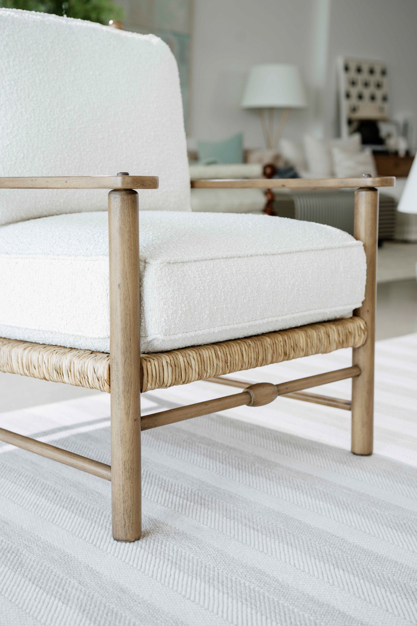June Woven Frame Lounge Chair