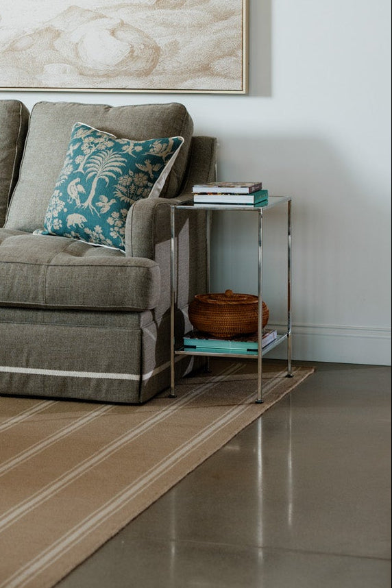Luca Glass Side Table