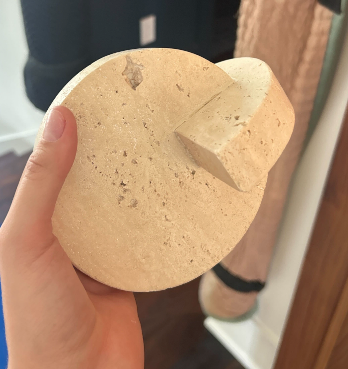 Beige Marble Sculpture