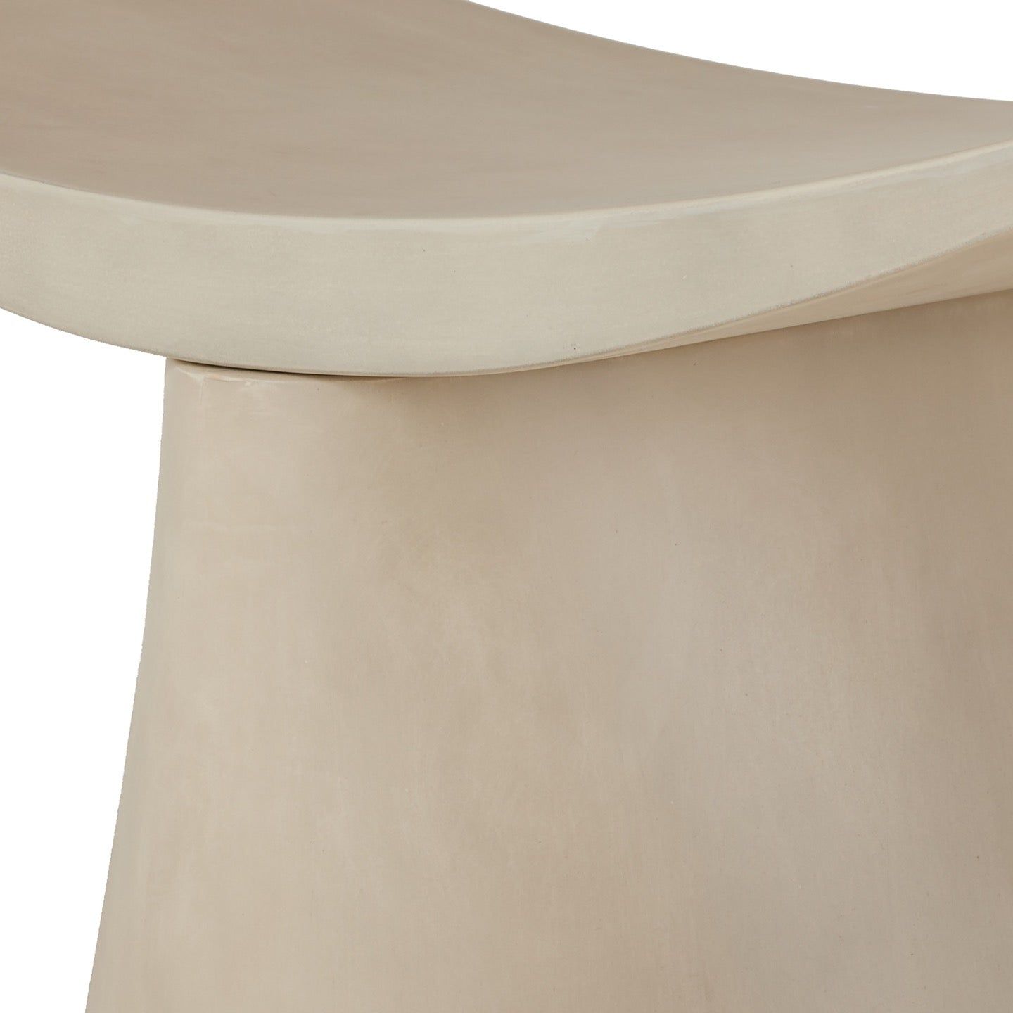 Accent Stool in Natural-Brown by Jeid Studio