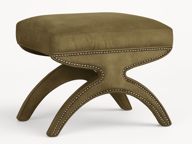 Accent Stool in Green by Jeid Studio