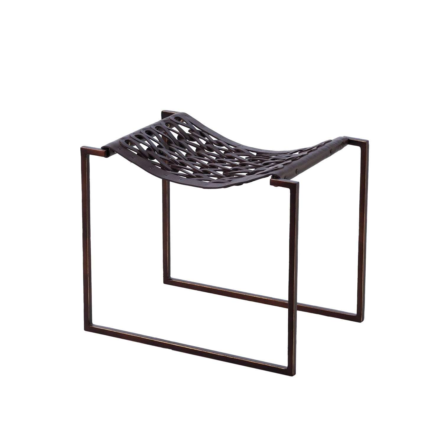 Accent Stool in Grey-Black by Jeid Studio