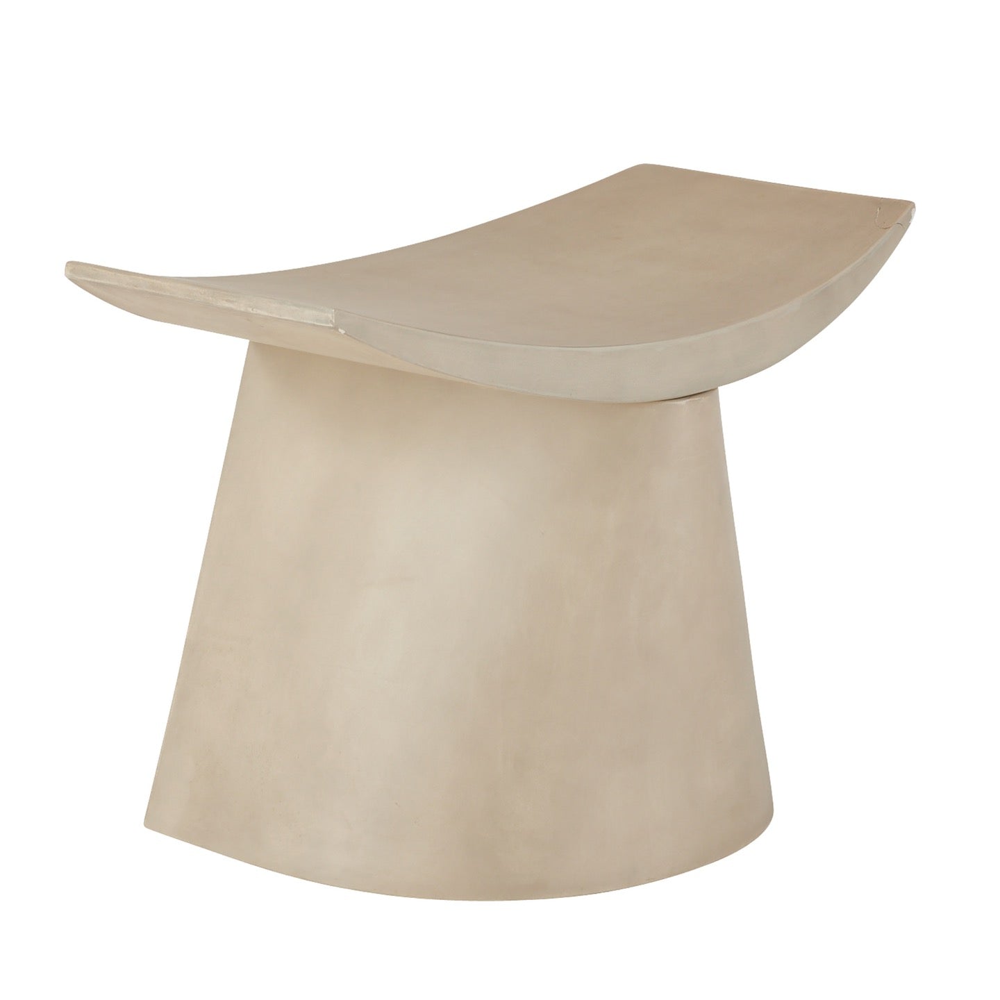 Accent Stool in Natural-Brown by Jeid Studio