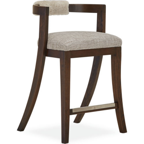 Counter Stool in Natural-Brown by Jeid Studio