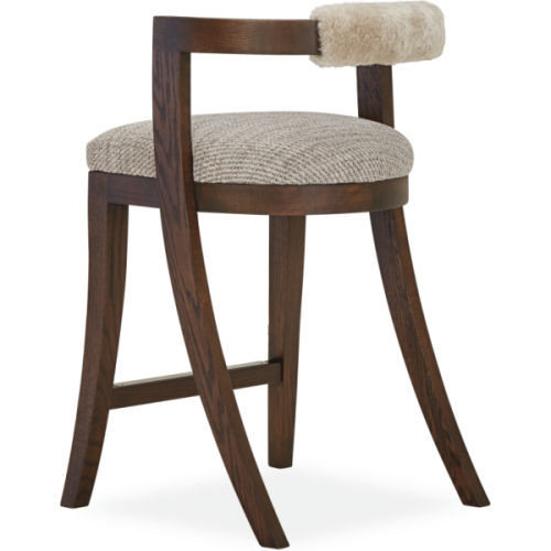 Counter Stool in Natural-Brown by Jeid Studio
