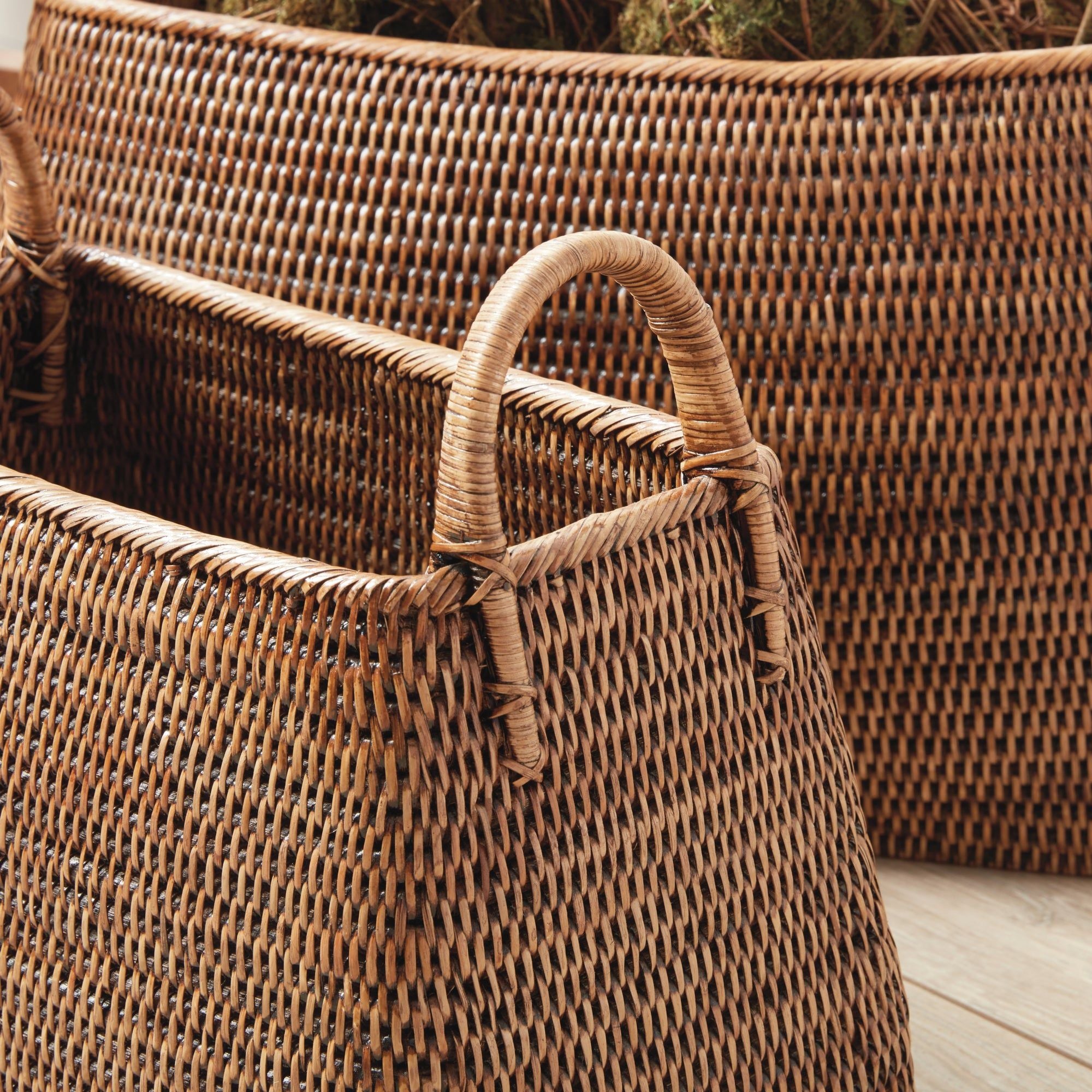 Basket in Natural-Brown by Jeid Studio