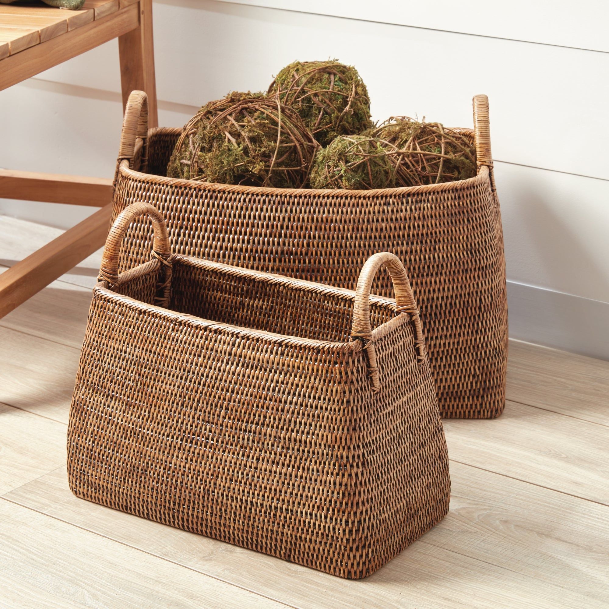 Basket in Natural-Brown by Jeid Studio