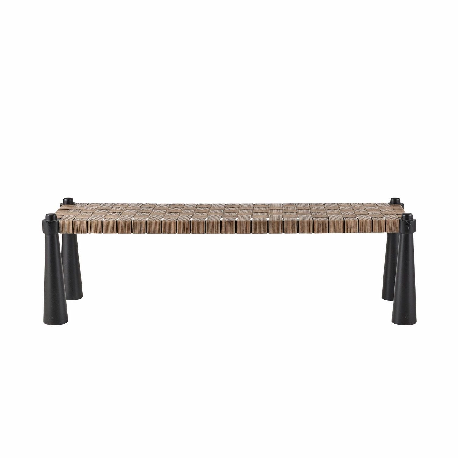 Bench in Natural-Brown and Grey-Black by Jeid Studio