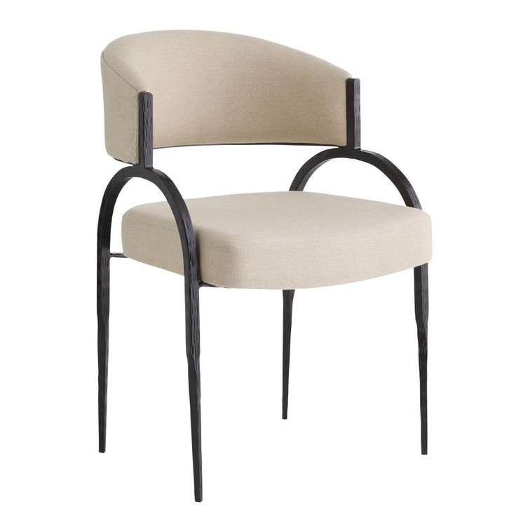 Chair in Grey-Black and Natural-Brown by Jeid Studio