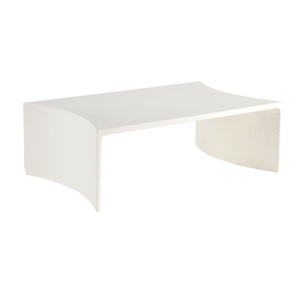 Coffee Table in White-Ivory by Jeid Studio