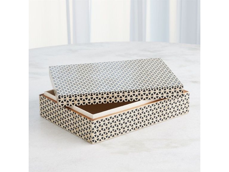Decorative Box in Grey-Black and Natural-Brown by Jeid Studio