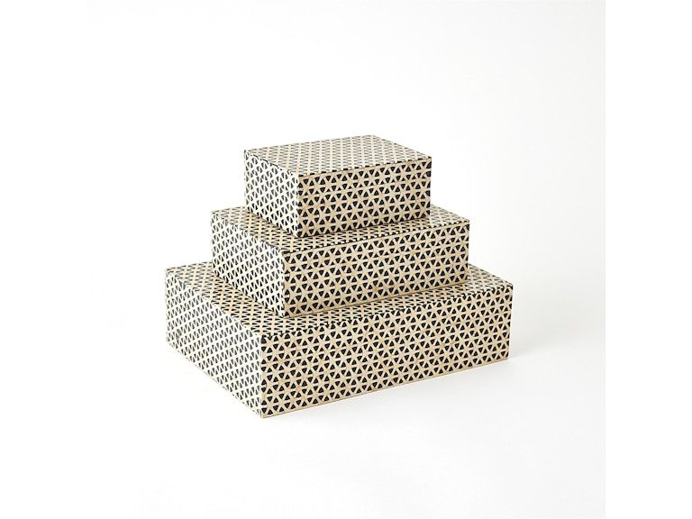 Decorative Box in Grey-Black and Natural-Brown by Jeid Studio