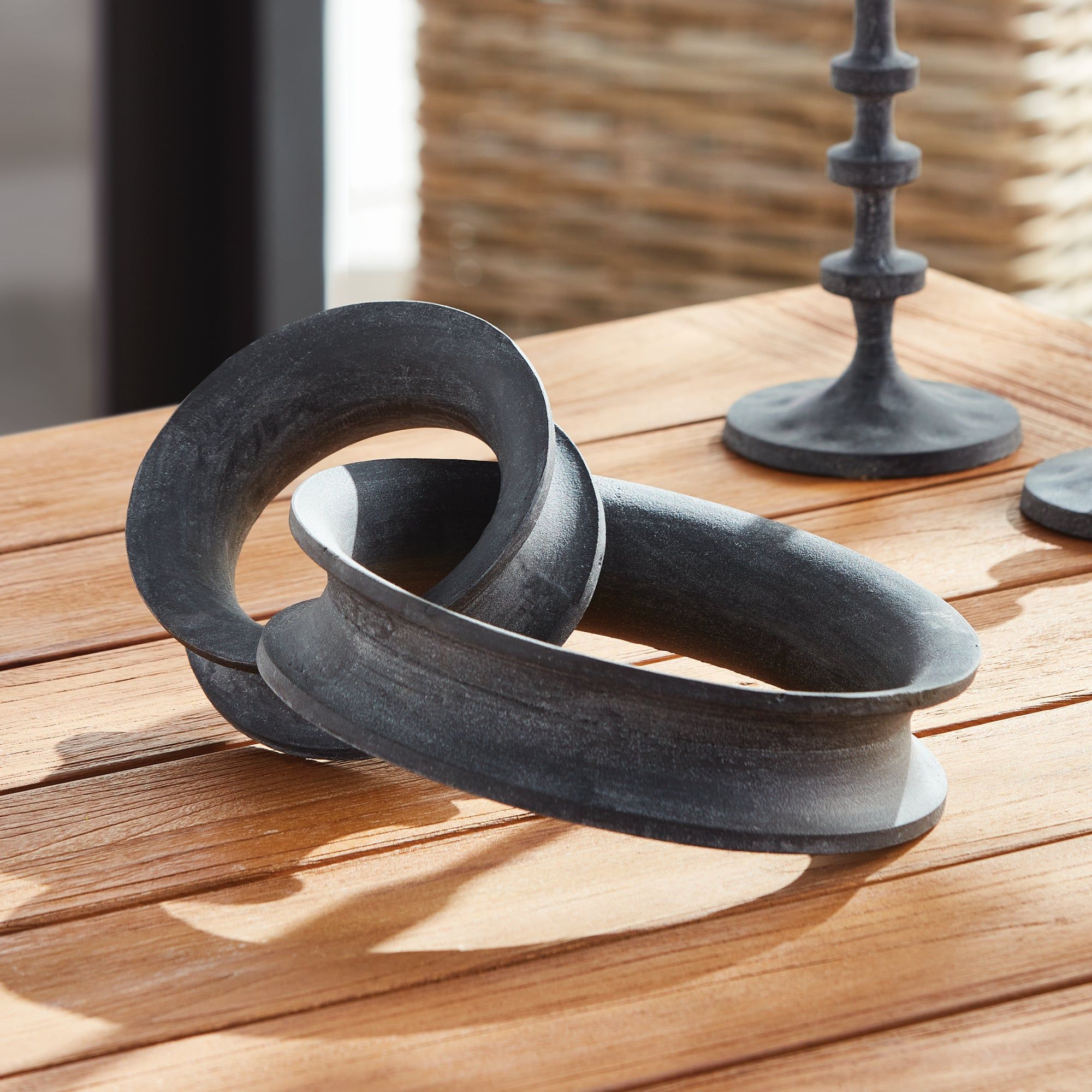Decorative Object in Grey-Black by Jeid Studio