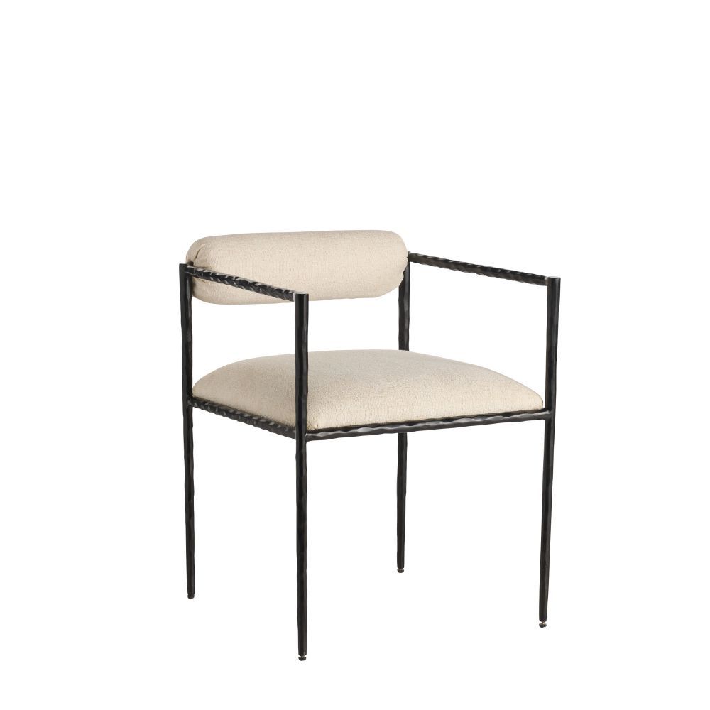 Dining Chair in White-Ivory by Jeid Studio
