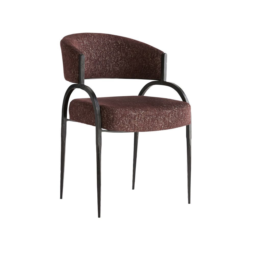 Dining Chair in Red and Purple by Jeid Studio