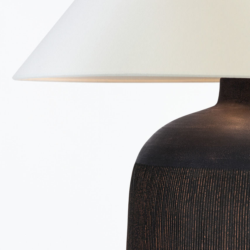 Lamp in Grey-Black by Jeid Studio